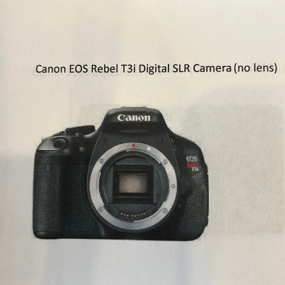 Canon EOS Rebel T3i SLR Camera